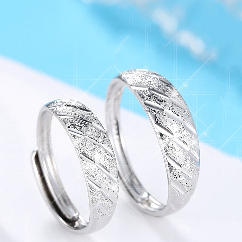 Folding ring fashion open couple meteor shower ring platinum fashion ring