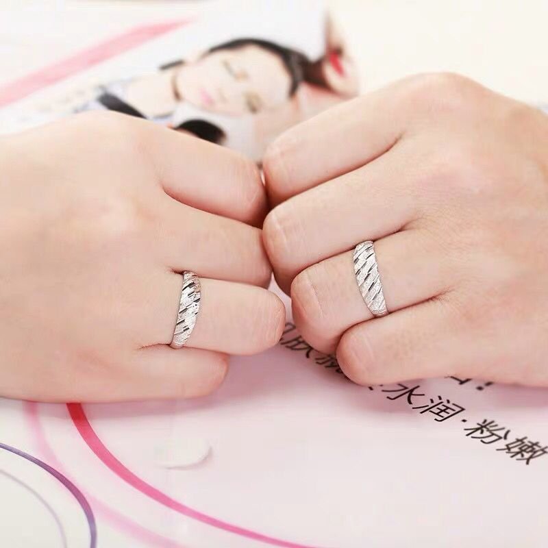 Folding ring fashion open couple meteor shower ring platinum fashion ring